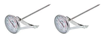 Update International (THFR-17) 5 1/2"-Long Dial Frothing Thermometer (Pack of 2)