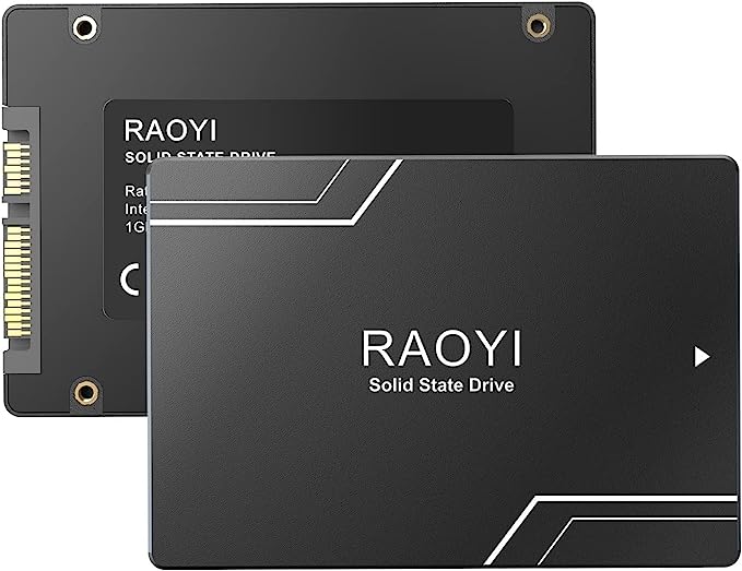 RAOYI 480GB Internal SSD SATA III 2.5”Internal Solid State Drive 3D NAND Flash Advanced SSD Internal Hard Drive Up to 500MB/s SATA 3 SSD Hard Drive Upgrade Performance for PC Laptop