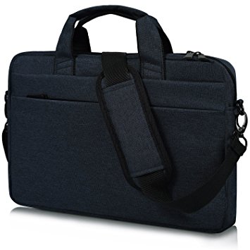 MacBook Pro 13 2017 Shoulder Bag, 13-13.3 Waterproof Multi-functional Laptop Case with Strap for MacBook Pro 13, 2017 Surface Book Laptop, Acer Asus Dell Lenovo HP Chromebook, Navy Blue