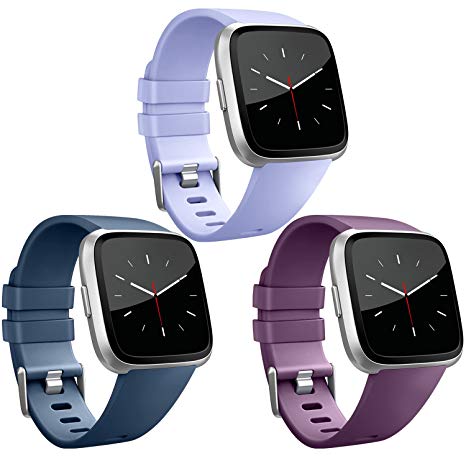 Vancle Band Compatible with Fitbit Versa Bands & Fitbit Versa Lite SE Bands, Classic Accessories Replacement Wristbands for Fitbit Versa Smartwatch