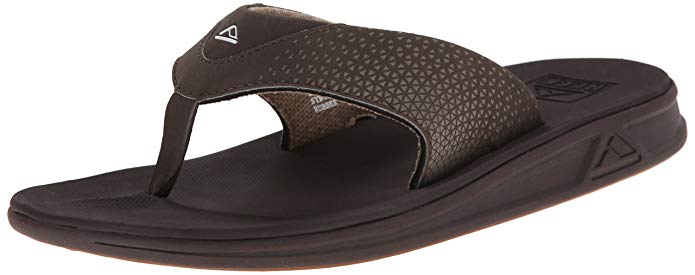 Reef Mens Sandals Rover | Athletic Sports Flip Flops For Men With Soft Cushion Footbed | Waterproof