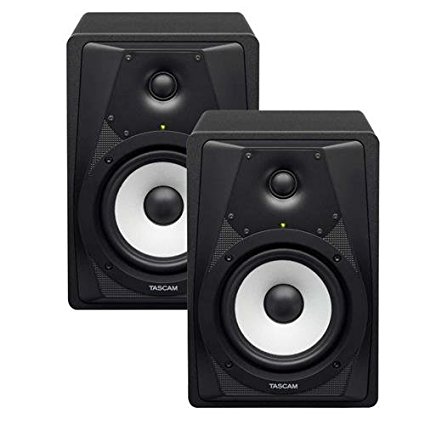 Tascam 2 "Pack " VL-S5 5" 2-Way Professional Studio Monitor, 60Hz-22kHz Frequency Response, 1" Tweeter, 20kOhm Balanced/10kOhm Unbalanced Input Impedance, Single