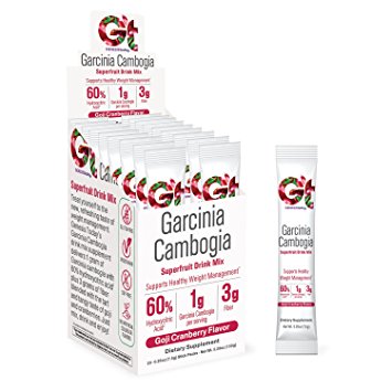 Genesis Today, Garcinia Combogia Cranberry Drink Mix, 20 stick packs