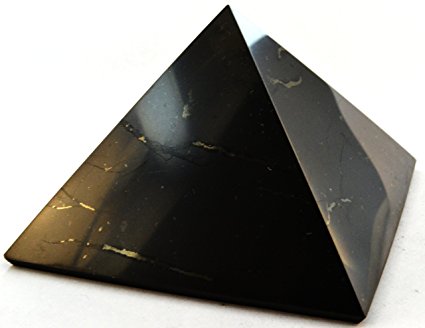 Shungite pyramid polished 100x100mm