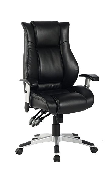 VIVA OFFICE Hot High Back Bonded Leather Executive Chair with Upgraded Arms