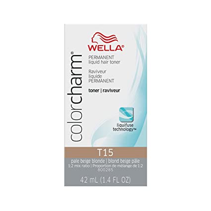 Wella ColorCharm Permanent Liquid Hair Toner, Neutralize Brass With Liquifuse Technology