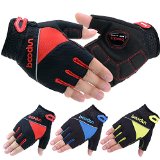 Vbiger Mens Cycling Bike Bicycle Anti-shocking Gel Silicone Sport Gloves