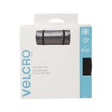 VELCRO Brand - ONE-WRAP For Cables Wires and Cords - 30 x 1 12 Large Roll - Black