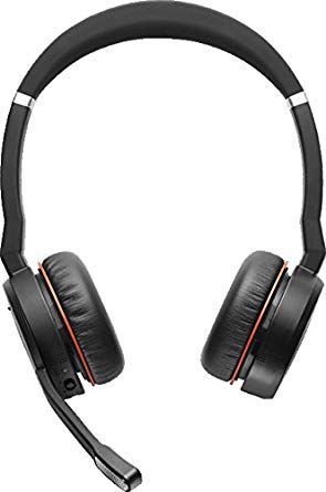 Jabra Evolve 75 MS Bluetooth Office Headset with ANC - Wireless - for PC, Laptop, Smartphone and Tablet