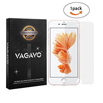 Iphone7 Screen Protector,VAGAVO 9H Hardness Tempered Glass 2.5D Curved EdgeBubble-free Install HD Ultra Clear Film 0.3mm (1 Pack)