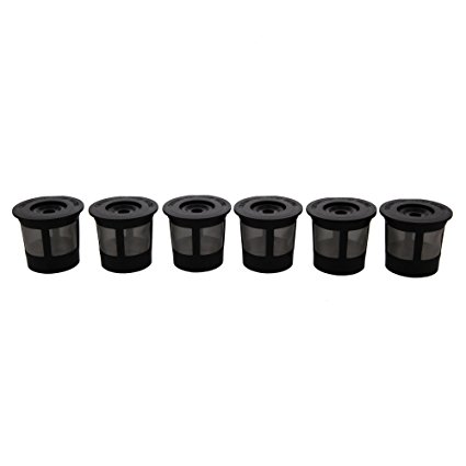 Keurig K-Cup ReplacementBrand Comparable Single Serve Reusable Coffee Filter (6 Pack)