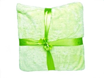Soft Touch Twin Size (60" x 80") Solid Color Micro-Fleece Blanket - Mint