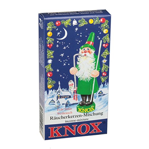 KNOX Variety of Holiday Scented Incense Cones, Pack of 24, Made in Germany