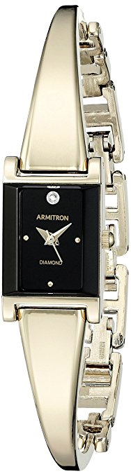 Armitron Women's 75/5322 Diamond-Accented Bangle Watch