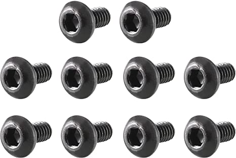 uxcell M2x4mm Thread Button Head Hex Socket Cap Screw Bolt 100pcs