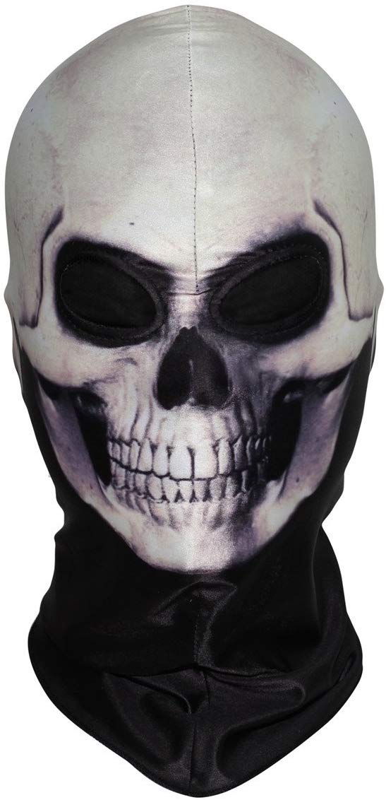 WTACTFUL 3D Skeleton Mask Scary Skull Balaclava Ghost Skull Cosplay Costume Halloween Party Full Face Mask