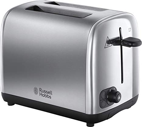 Russell Hobbs 24080  Adventure Two Slice Toaster, Stainless Steel, 2 Slice, Brushed and Polished