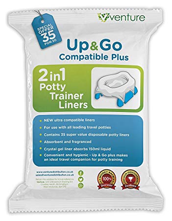 Plus Compatible Refill Disposable Travel Potty Liner (Pack of 30)