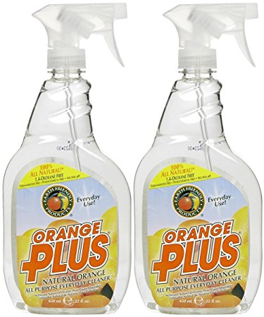 Earth Friendly Products All Purpose Spray Cleaner - 22 oz - Orange - 2 ct