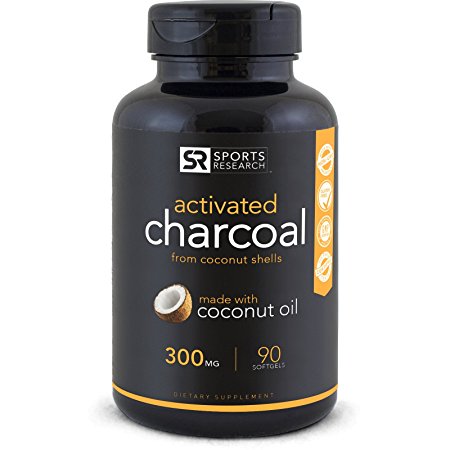 NEW!! Activated Charcoal with Organic Virgin Coconut Oil ~ Fast Detoxing for Better Digestion & Supported Rejuvenation ~ Made from non-GMO Coconut shells ~ 90 Mess-free liquid softgels