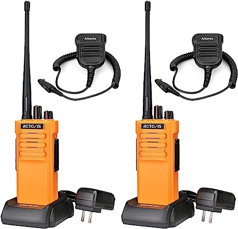 Retevis RT29 Two Way Radios Long Range Rechargeable,High Power 2 Way Radio,Adults Walkie Talkies with IP67 Waterproof Mic VOX Emergency Alarm for Survive Adventure Offroad(2 Pack)