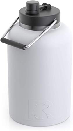 RTIC One Gallon Vacuum Insulated Jug, White Matte