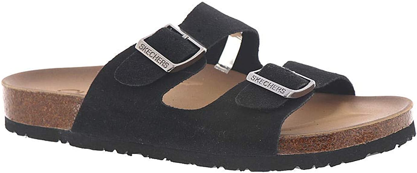 Skechers Women's Luxe Fresh Spirit Two Strap Granola Sandal Comfort Footbed