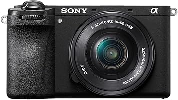 Sony Alpha 6700 – APS-C Interchangeable Lens Camera with 24.1 MP Sensor, 4K Video, AI-Based Subject Recognition, Log Shooting, LUT Handling and Vlog Friendly Functions and 16-50mm Zoom Lens