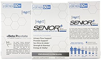 High T SENIOR Testosterone Booster Prostate Support Sex Drive Strength 90 Caps.,Good Product High Quality And Quick Shipment for USA. Address !!