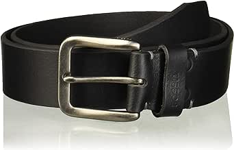 Fossil Men's Black Leather Belt for Men