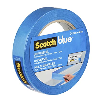 3M 2090DABE24 ScotchBlue Premium Painter's Masking Tape Multi-Surface 2090 24 mm x 41 m