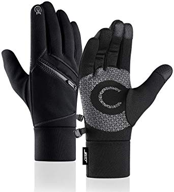 MAJCF Winter Gloves, Double-Layer Thickened Touchscreen Warm Gloves Men & Women