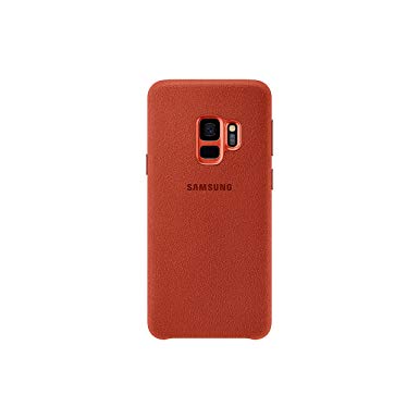 Official OEM Samsung Galaxy S9 Alcantara Cover (Red)