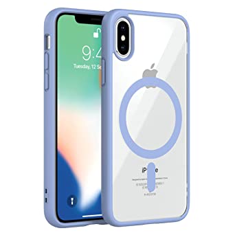 AmazonBasics Back Case Cover for iPhone X/iPhone Xs | Compatible for iPhone X/iPhone Xs Back Case Cover | Scratch-Resistant Back Case Cover | Sierra Blue