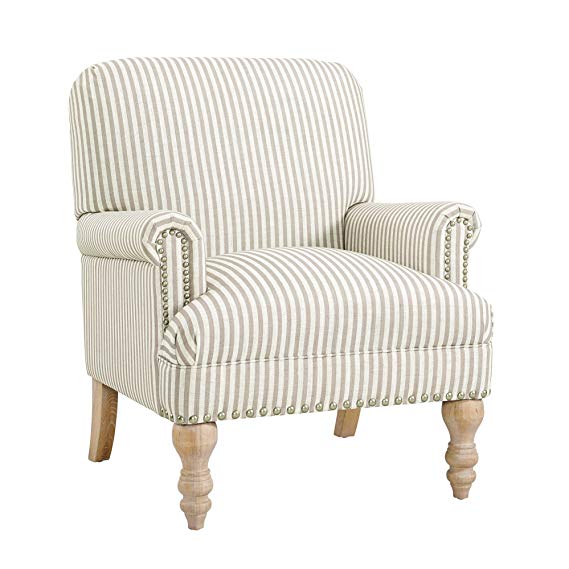 Dorel Living Jaya Accent Chair, Beige