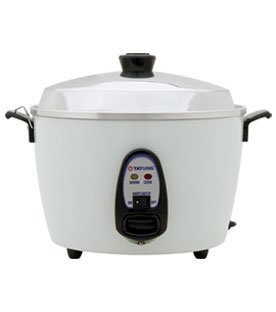 6-Cup Multifunction Indirect Heat Rice Cooker Steamer and Warmer