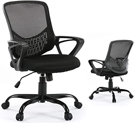 Ergonomic Home Office Rolling Swivel Mesh Desk Chairs for Adults Men Women