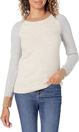 Amazon Essentials Women's Classic-Fit Soft Touch Long-Sleeve Crewneck Sweater