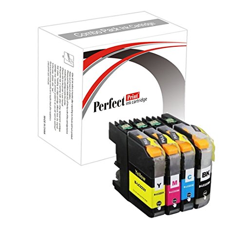 Set of 4 Compatible Ink Cartridge Replace LC223 for Brother DCP-J4120DW MFC-J4420DW MFC-J4620DW MFC-J4625DW MFC-J5320DW MFC-J5620DW MFC-J5625DW MFC-J5720DW Printer