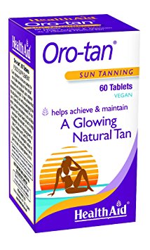 HealthAid OroTan Sun Tanning - Antioxidants -60 Vegetarian Tablets