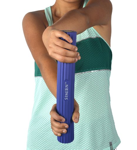 SIMIEN Flexible Rubber Twist Bar - 3 Resistance Bar Levels In 1 - Tennis Elbow Golfers Elbow Tendinitis Works With Brace and Sleeves - Flex and Twist Elbow Wrist Forearm Pain Relief - 2 BONUS eBooks