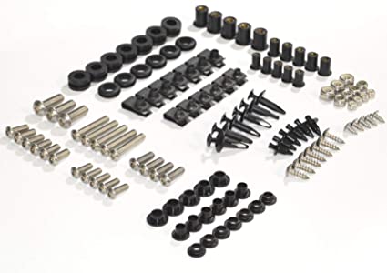 Complete Motorcycle Fairing Bolt Kit For Honda CBR600F4i 2004-2006 Body Screws, Fasteners, and Hardware