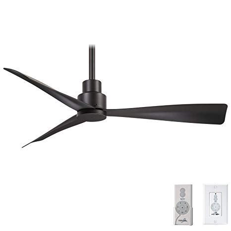Minka-Aire F786-CL, Simple 44" Ceiling Fan, Coal Finish and Additional Wall Control
