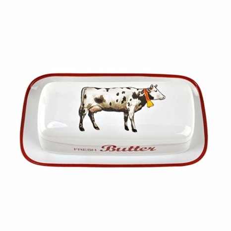 Farmhouse Cow Butter Dish