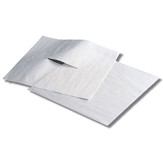 Humactive Massage and Chiropractic Table Headrest Tissue Sheets With Face Slit - 12 x 12 Inch, 1000 Sheets