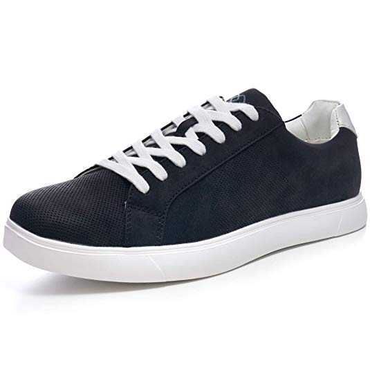 alpine swiss Ben Mens Perforated Low Top Sneakers