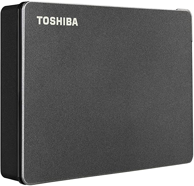 Toshiba Canvio Gaming 4TB Portable External Hard Drive USB 3.0, Black for Playstation, Xbox, PC, & Mac - HDTX140XK3CA