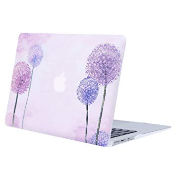 Mosiso MacBook Air 13 Inch Case (Release 2010-2017 Older Version), Plastic Hard Shell Case Cover Only for MacBook Air 13 (Models: A1369 & A1466), Ultra Violet Dandelion