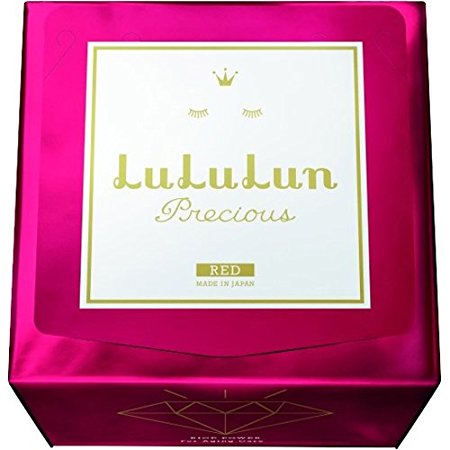 Lululun Precious Aging Care Face Mask Moist - Red - 32pcs