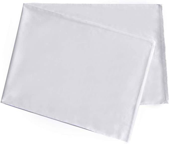 YAROO Body Pillowcase 20" x 54",100% Egyptian Cotton 300 Thread Count, Soft Body Pillow Cover Zipper Closure(White)